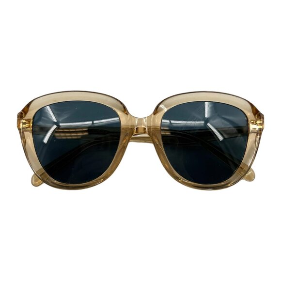 Celine Beige Clear Large Sunglasses | Blue Lenses - Picture 1 of 9